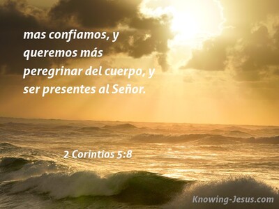 2 Corintios 5:8 Ausencia (bronze)